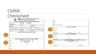 CAPAR
Checksheet
1
2
3
4
5
 