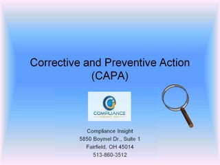 CAPA Training Presentation
