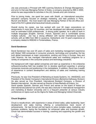 Rhegal Consulting Capability Statement