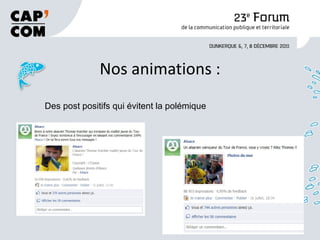 Nos animations : Des post positifs qui évitent la polémique 