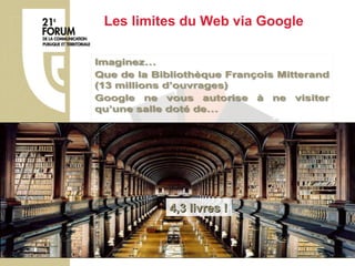 Les limites du Web via Google 4,3 livres ! 