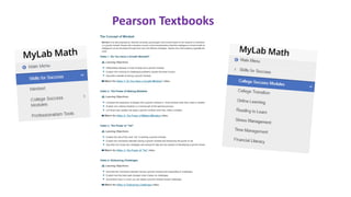 Pearson Textbooks
 