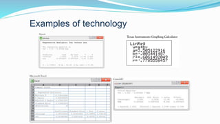 Examples of technology
 