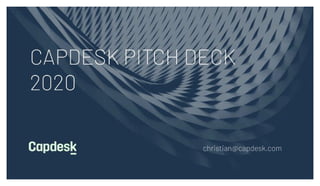 CapDesk-Pitch-Deck