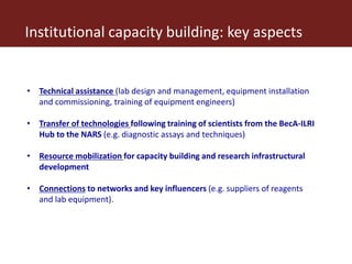 A brief overview of cross-cutting capacity development at ILRI