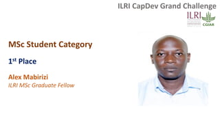 ILRI CapDev grand challenge 2021/22: Awards ceremony and key note address