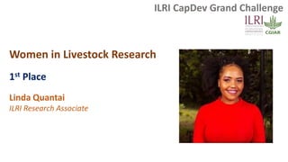 ILRI CapDev grand challenge 2021/22: Awards ceremony and key note address
