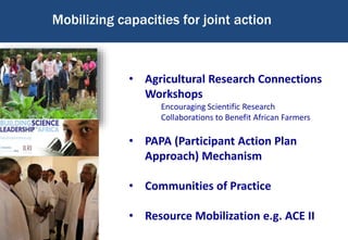 BecA-ILRI Hub capacity building program: Empowering African scientists and institutions to solve Africa’s agricultural challenges