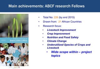 BecA-ILRI Hub capacity building program: Empowering African scientists and institutions to solve Africa’s agricultural challenges