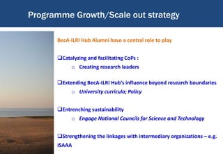 BecA-ILRI Hub capacity building program: Empowering African scientists and institutions to solve Africa’s agricultural challenges