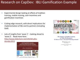 Overview of Capacity Development at ILRI