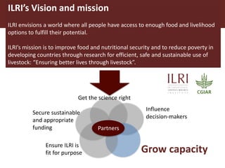 Overview of Capacity Development at ILRI