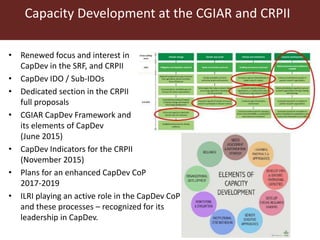 Overview of Capacity Development at ILRI
