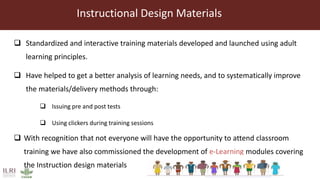 Advancing informed demand for the Kenya Livestock Insurance Program (KLIP) through capacity development