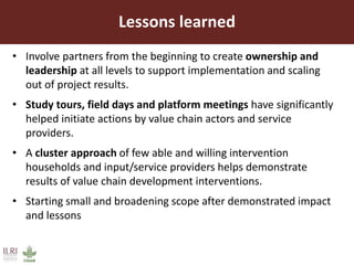 LIVES Capacity Development approaches and interventions