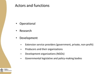Gender capacity assessment and development in the Livestock and Fish research program
