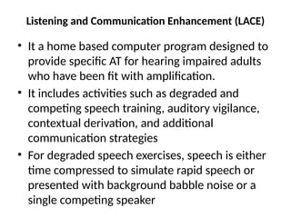 Management of children with Auditory processing disorders | PPTX