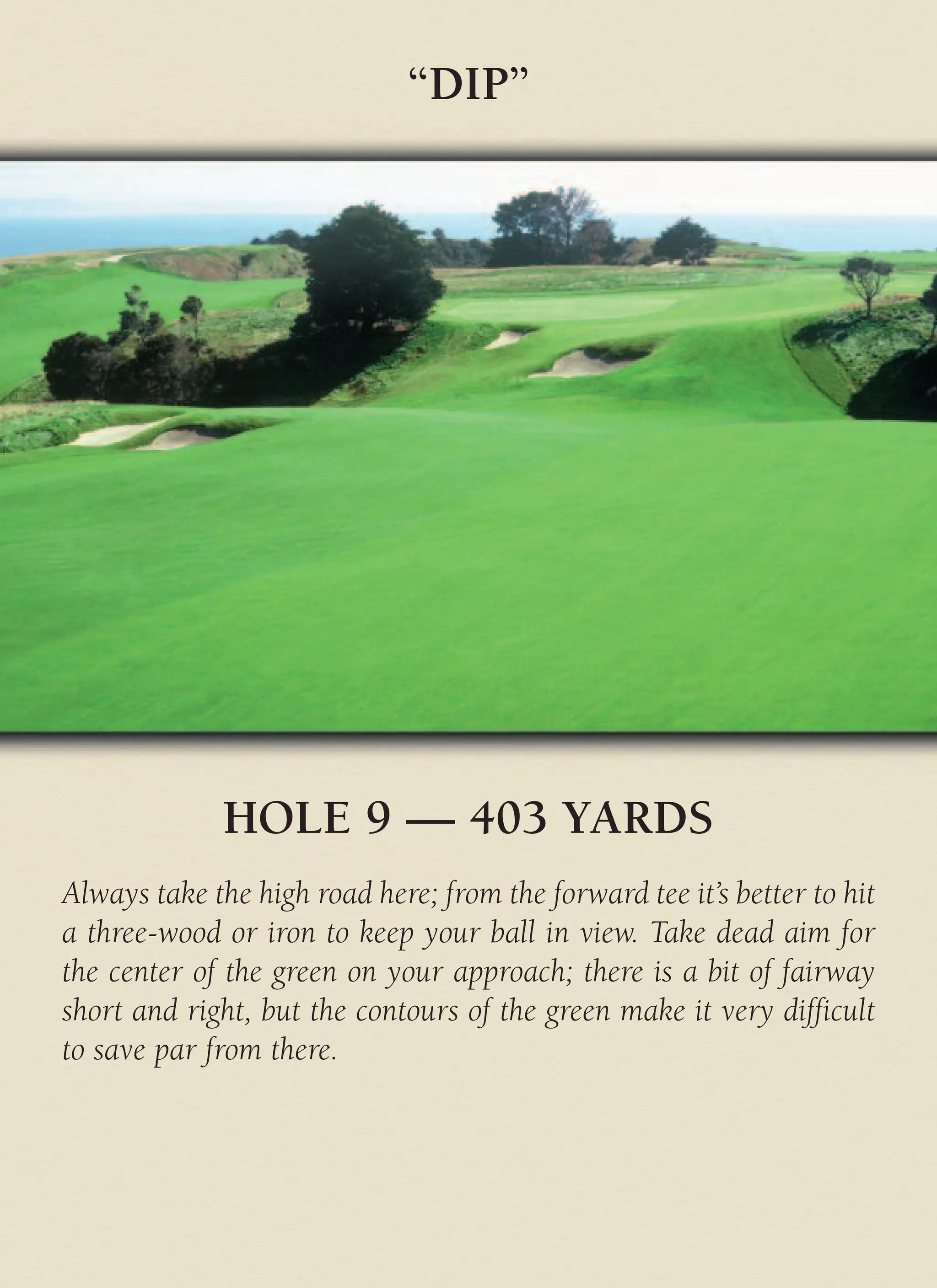 Cape Kidnappers Golf Course Yardage Chart Pdf
