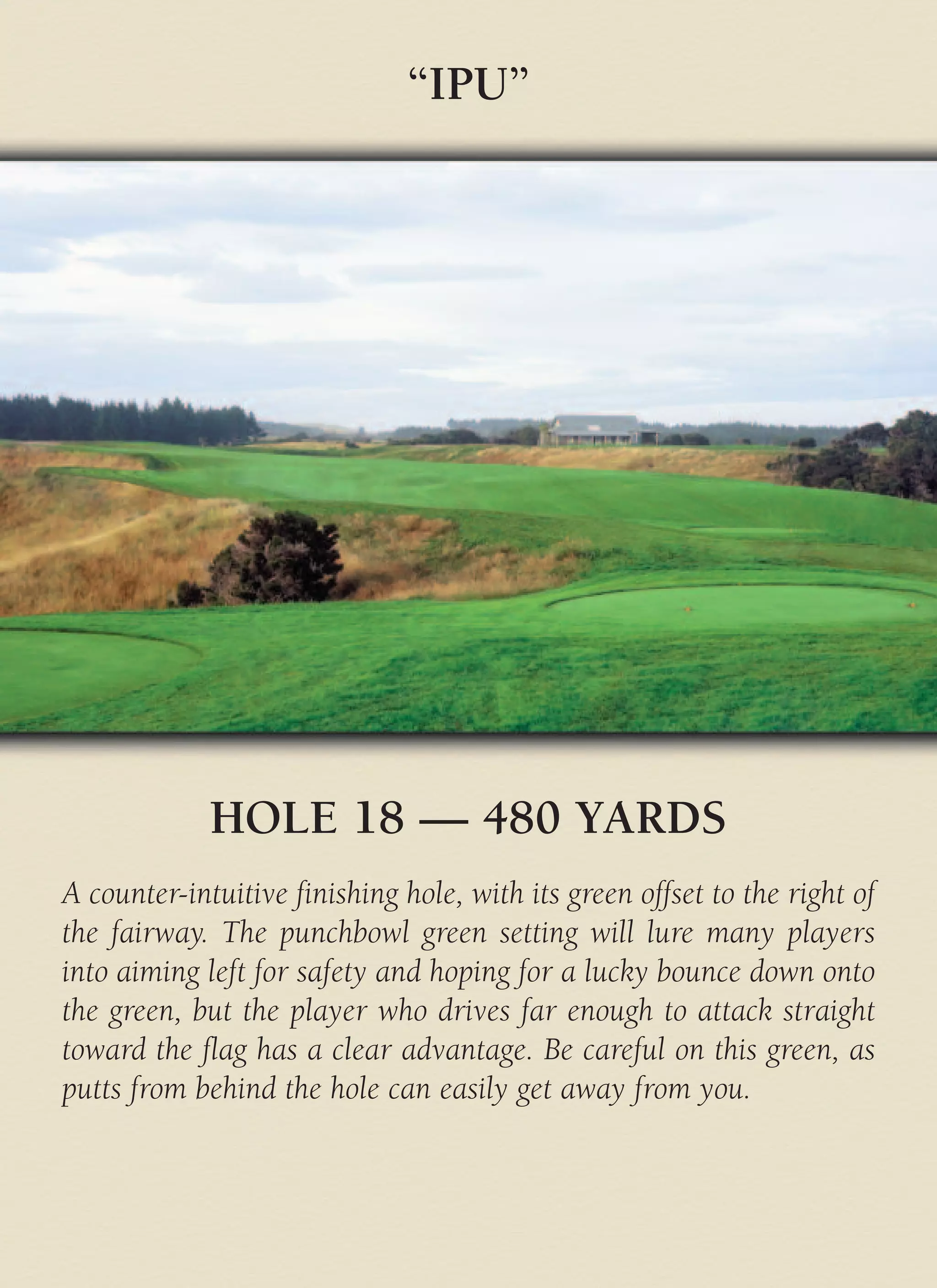 Cape Kidnappers Golf Course Yardage Chart Pdf