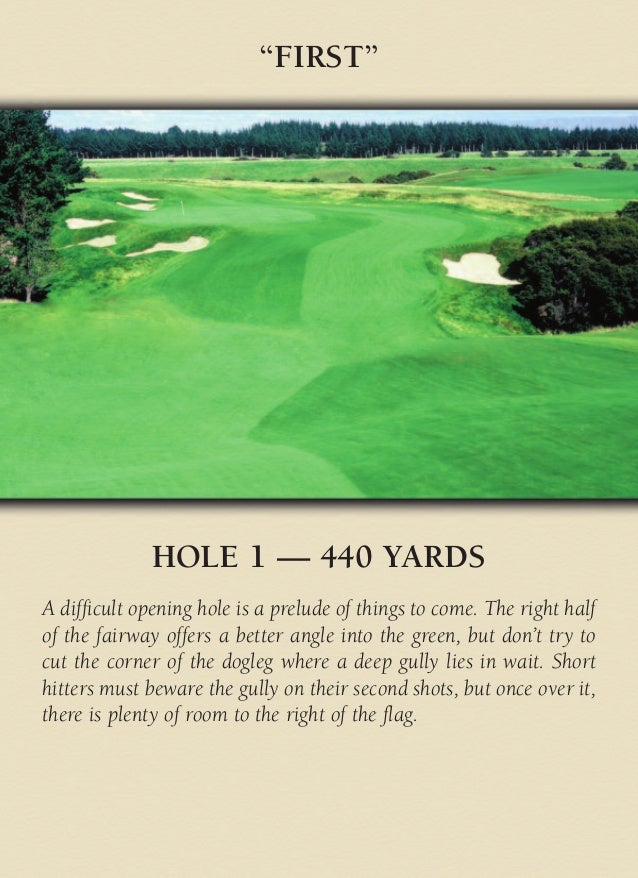Golf Course Yardage Charts