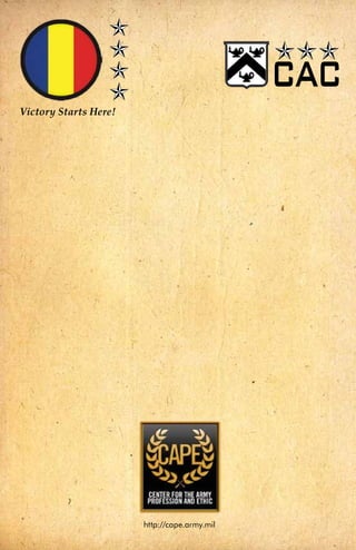 CAC
Victory Starts Here!




                       http://cape.army.mil
 