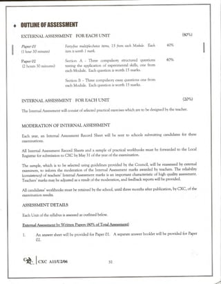 Cape chemistry syllabus - Complete