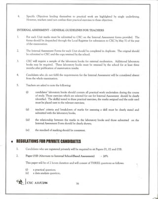 Cape chemistry syllabus - Complete