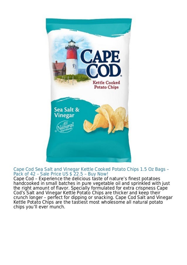 Cape Cod Sea Salt and Vinegar Kettle Cooked Potato Chips