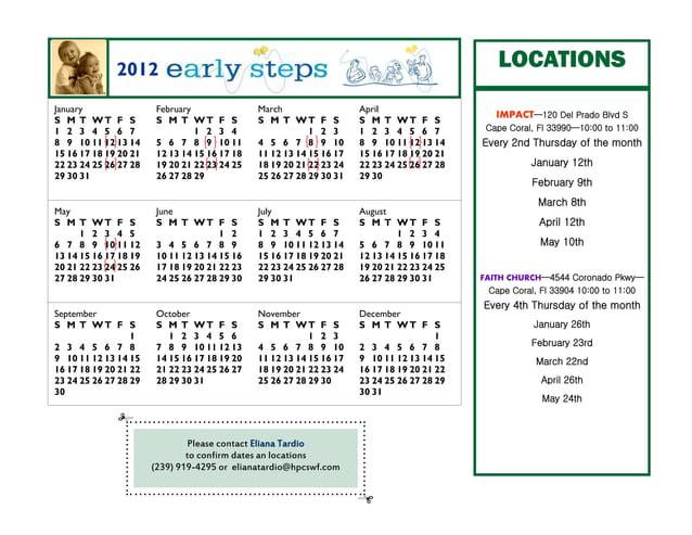 Cape coral CALENDAR OF PLAYGROUPS PDF War and Conflicts