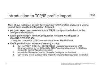 TCP/IP Stack Configuration with Configuration Assistant for IBM z/OS CS ...