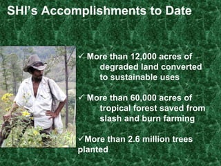 Don Cheyo made over $4,000 from sustainably grown new cash crops such as Tabasco peppers.