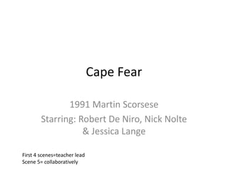 cape fear jessica lange scene