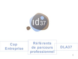 Cap  Entreprise Référents de parcours professionnel DLA37 