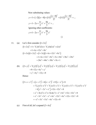 Pure Math Unit 2 Module 2 CAPE PURE MATHEMATICS UNIT 2 MODULE 2 PRACTICE QUESTIONS | PDF