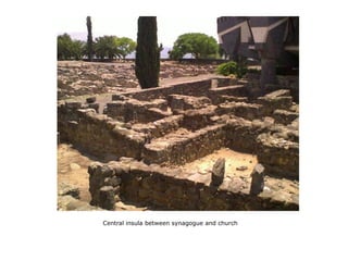 Central insula between synagogue and church