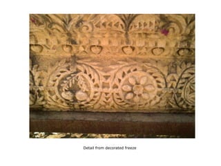 Detail from decorated freeze