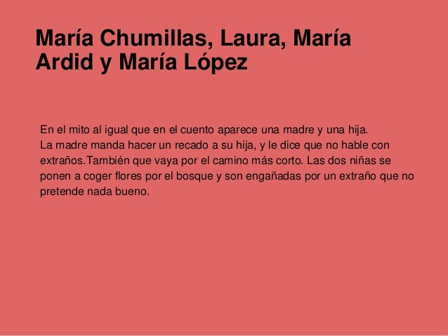 Caperucita roja. IES José planes