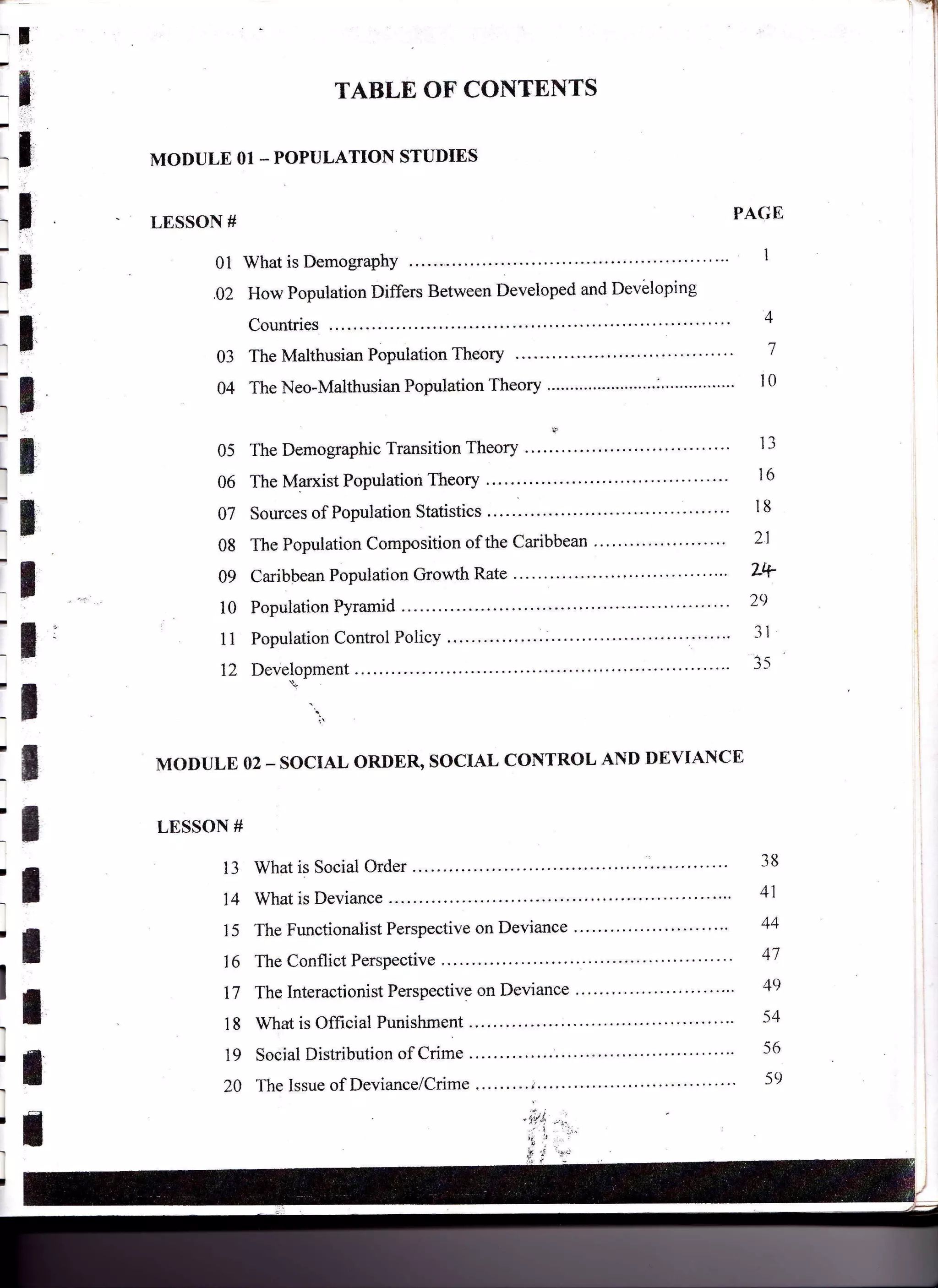 Cape Sociology Unit 2 Study Guide | PDF