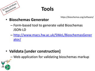 Freebies from Schema.org ecosystem
• 3rd party plug-ins
– Lots available to help
add schema.org to your
framework
 