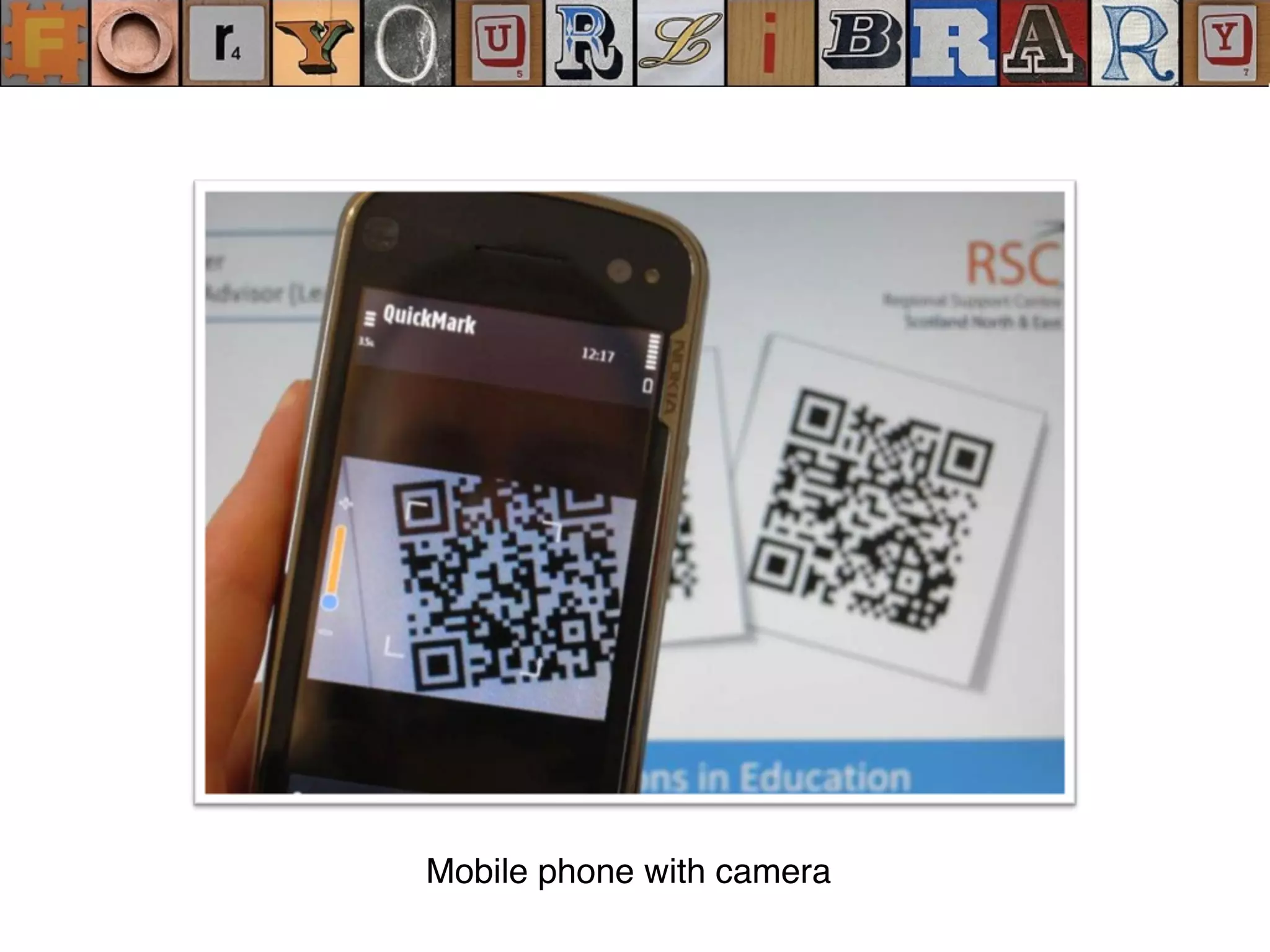 Mobile phone with camera
 