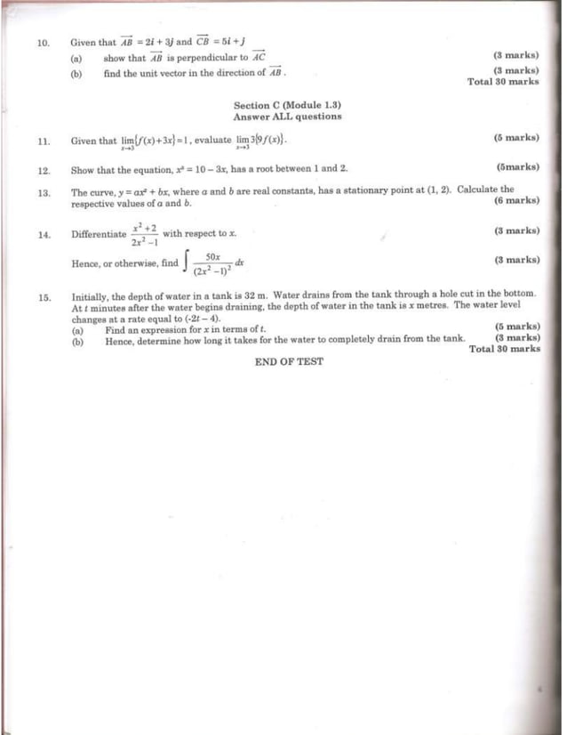 Cape pure math unit 1 past papers