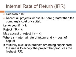 Capital expenditure planning and control | PPT
