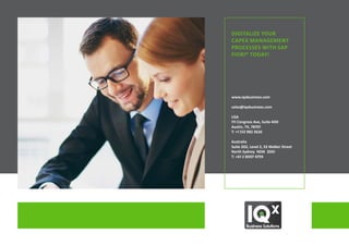 SAP CAPEX Solution: IQX E-Book 