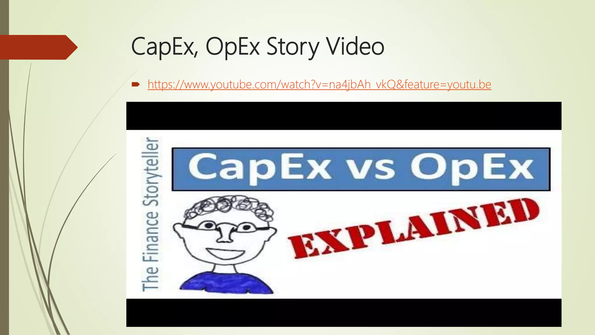 CapEx vs OpEx for IT & Cloud | PPTX