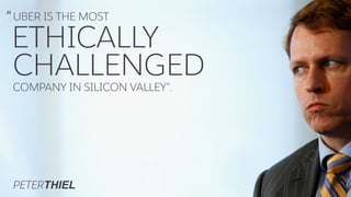 “Aﬀordable transportation as
reliable as running water.
Everywhere. For everyone”.
NOT DISRUPTIVE
 