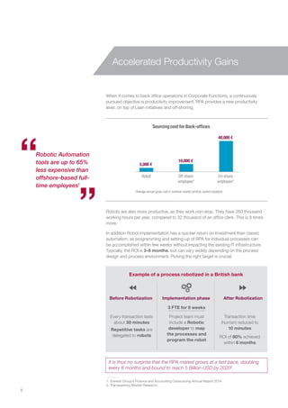 Capgemini Consulting RPA: the next revolution of Corporate Functions | PDF