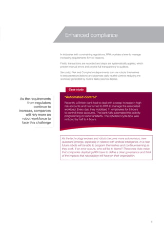 Capgemini Consulting RPA: the next revolution of Corporate Functions | PDF