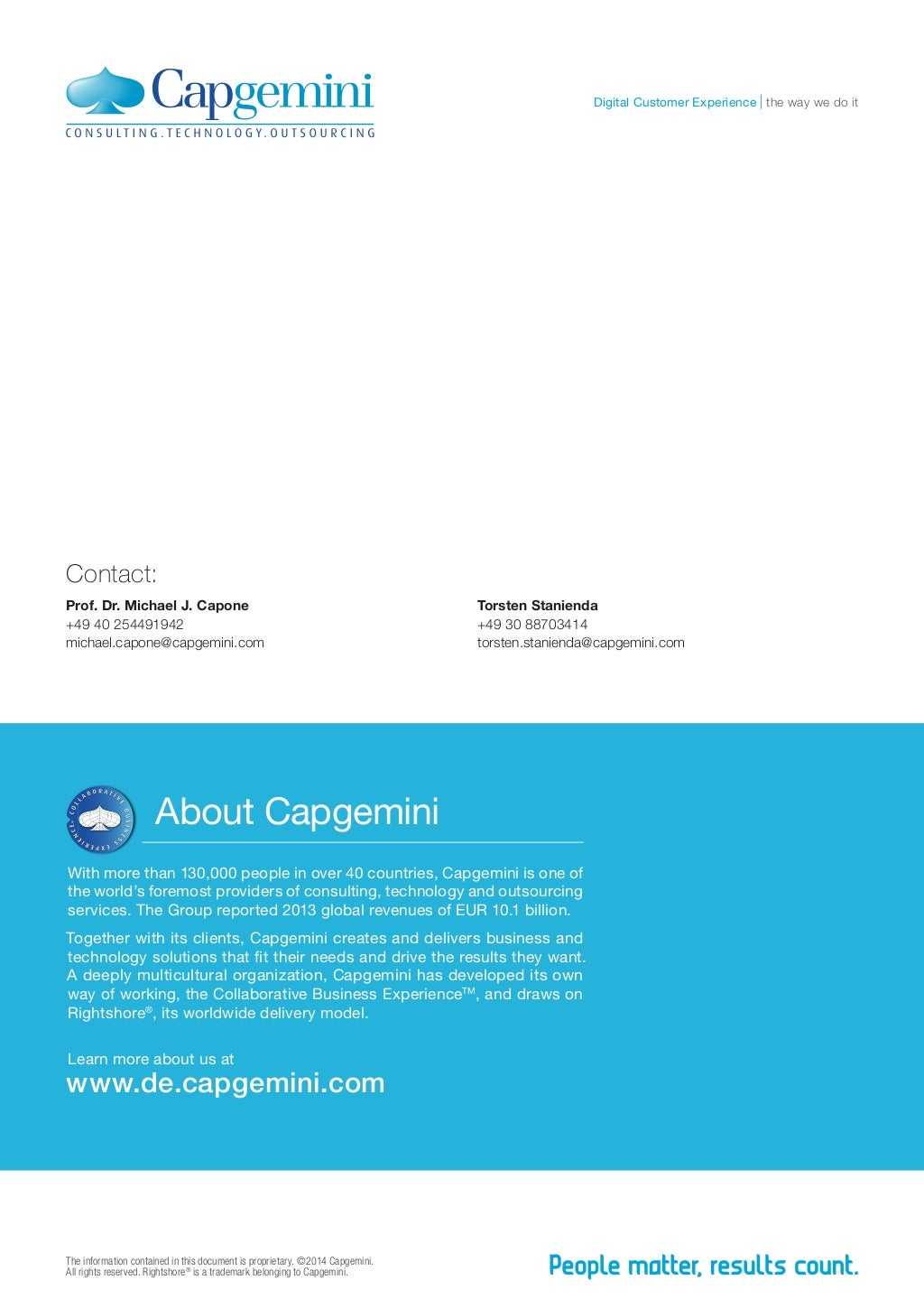 Capgemini How Digitally Empowered is Your Business? Capgemini’s Dig…