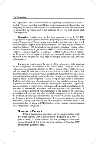 CAP guidelines 2010 | PDF