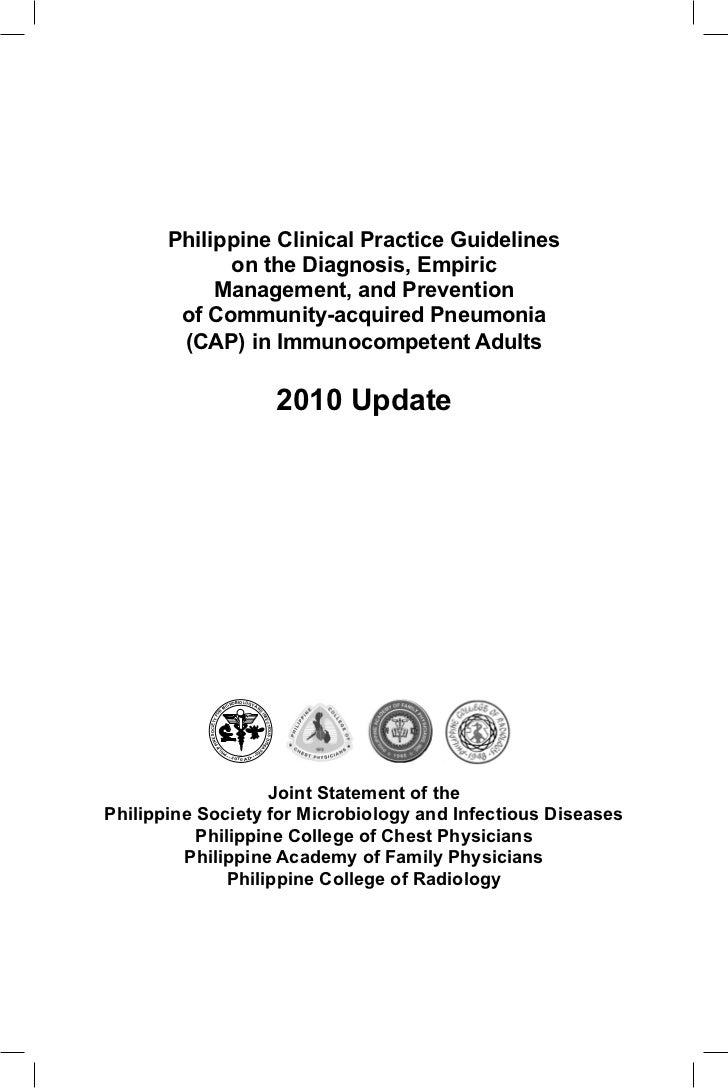 CAP guidelines 2010